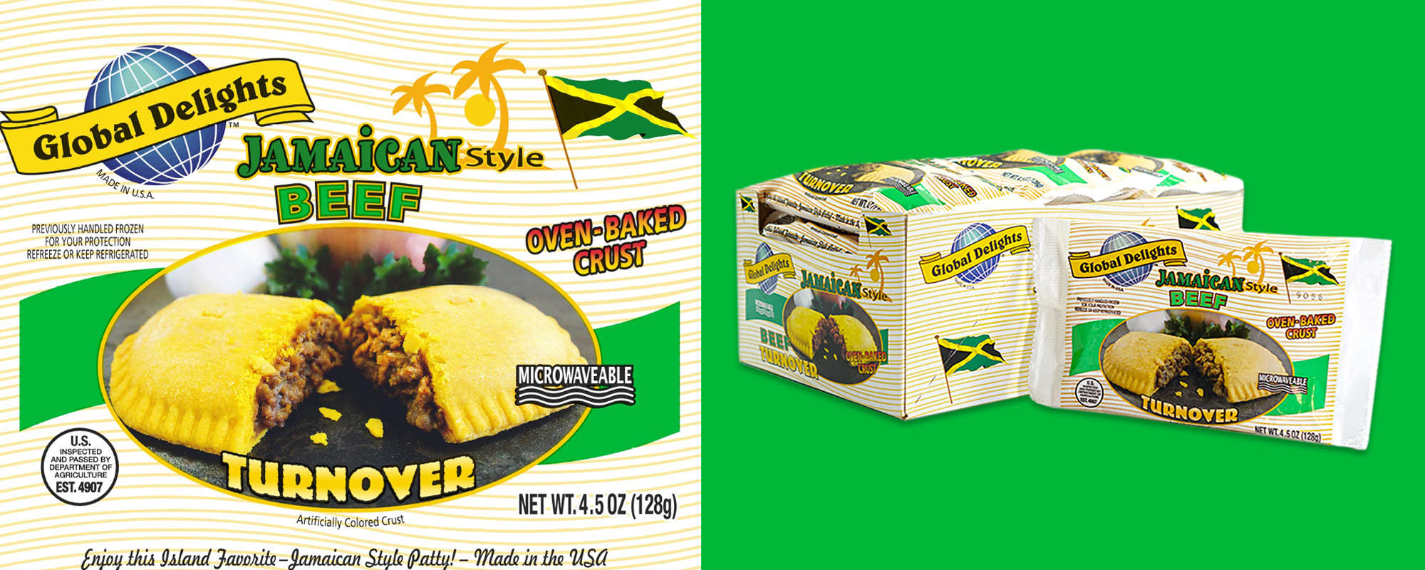 Jamaican Style Beef Turnover - Caribbean Products